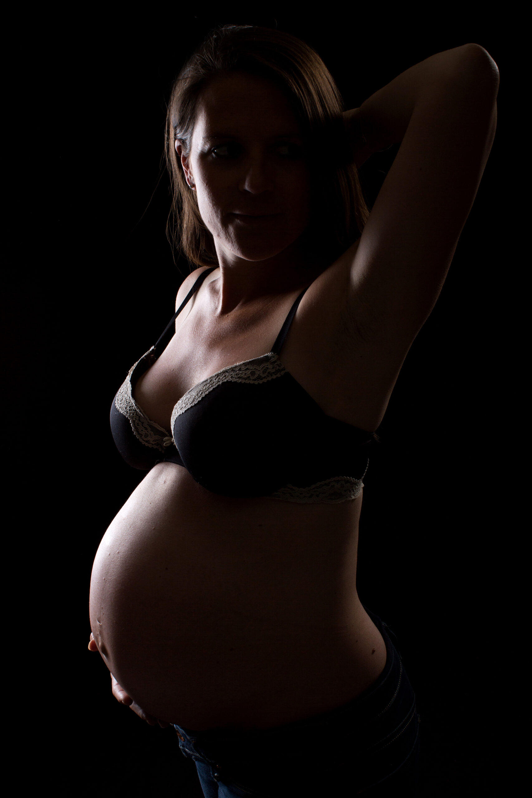 Shadowlight Schwangerschaftsfoto